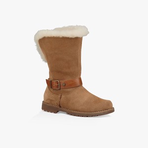 Ugg Nessa Kids Boots Brown (9582UITOM)